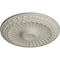 Ekena Millwork Linus Ceiling Medallion, Hand-Painted Pot of Cream Crackle, 11 1/4"OD x 1 1/8"P CM11LIPCC - alternate 3